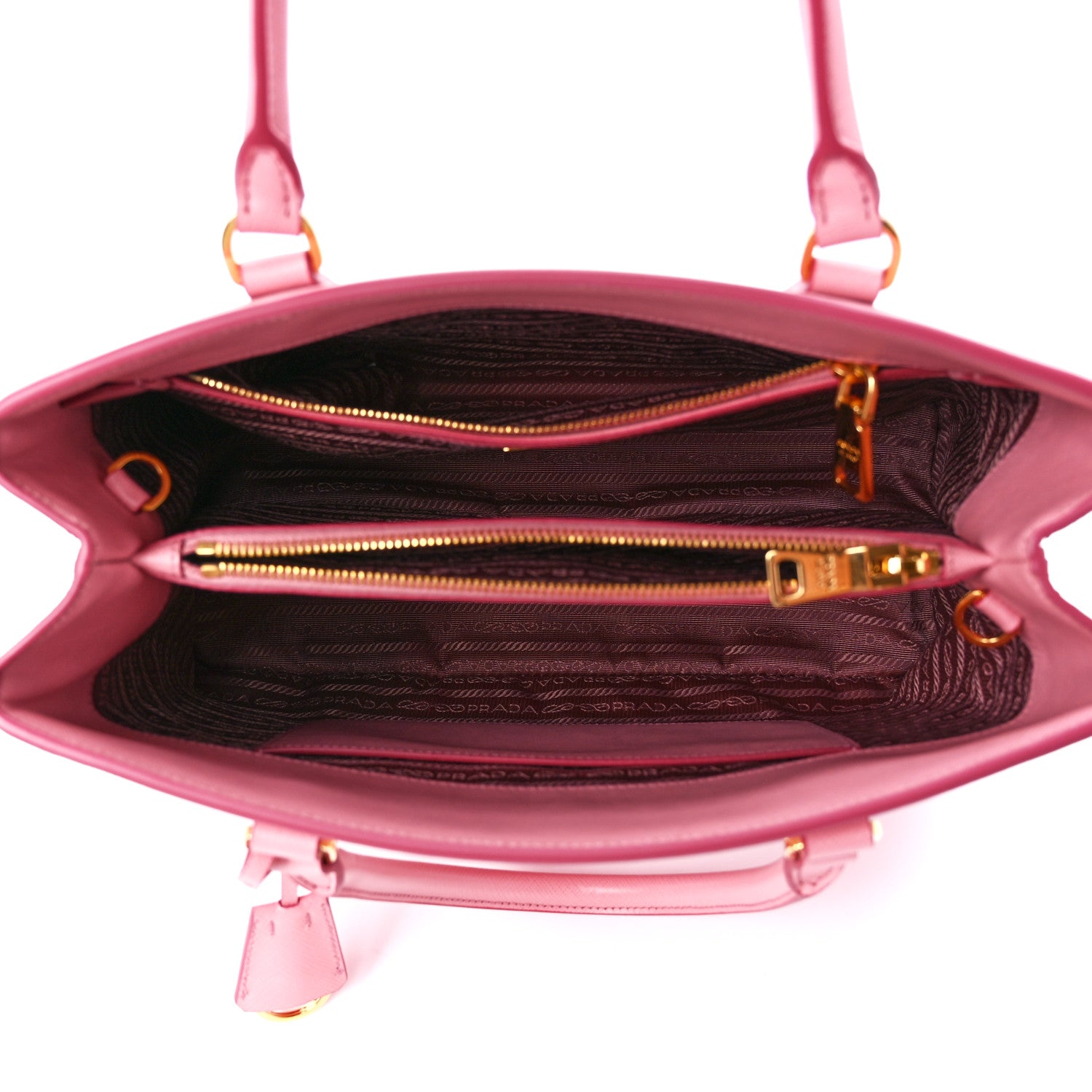 Prada Saffiano Lux Medium Tote Petalo 5 of 11