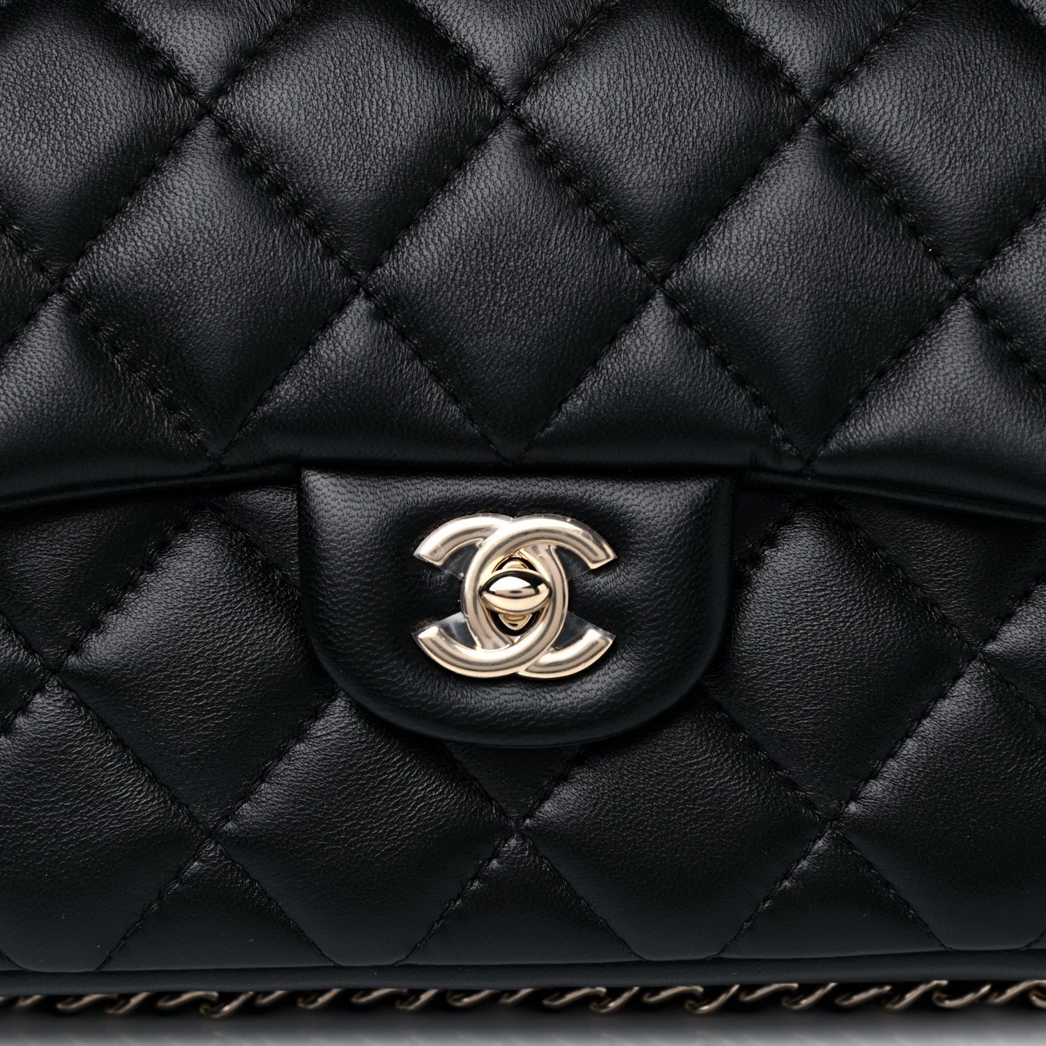 Chanel Lambskin Quilted Small My Precious Flap Black 7 of 10