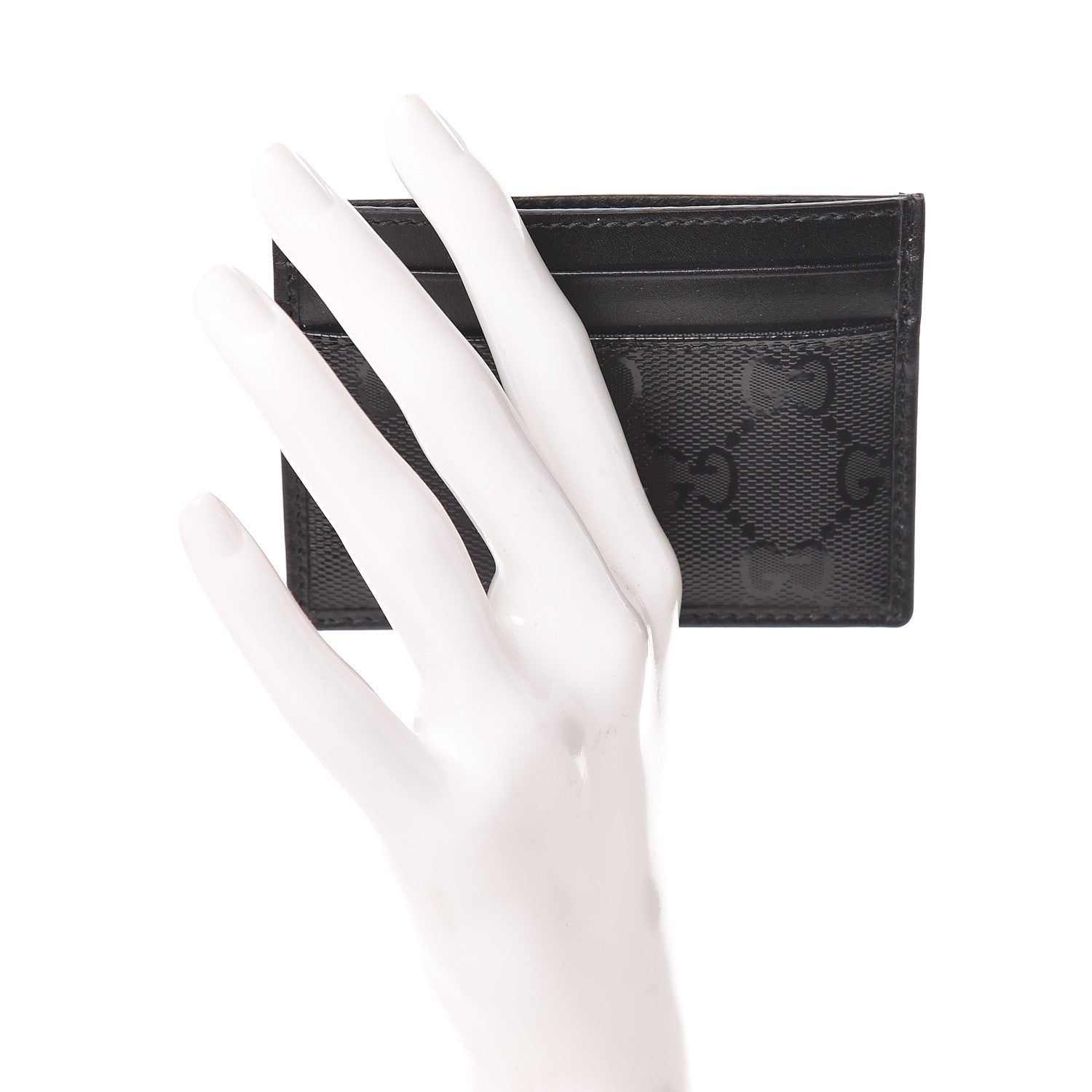 Gucci Imprime Monogram Card Holder Black 2 of 7