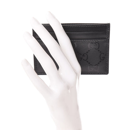 Gucci Imprime Monogram Card Holder Black 2 of 7