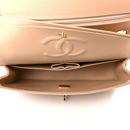 Chanel Caviar Quilted Small Double Flap Beige 5 of 11