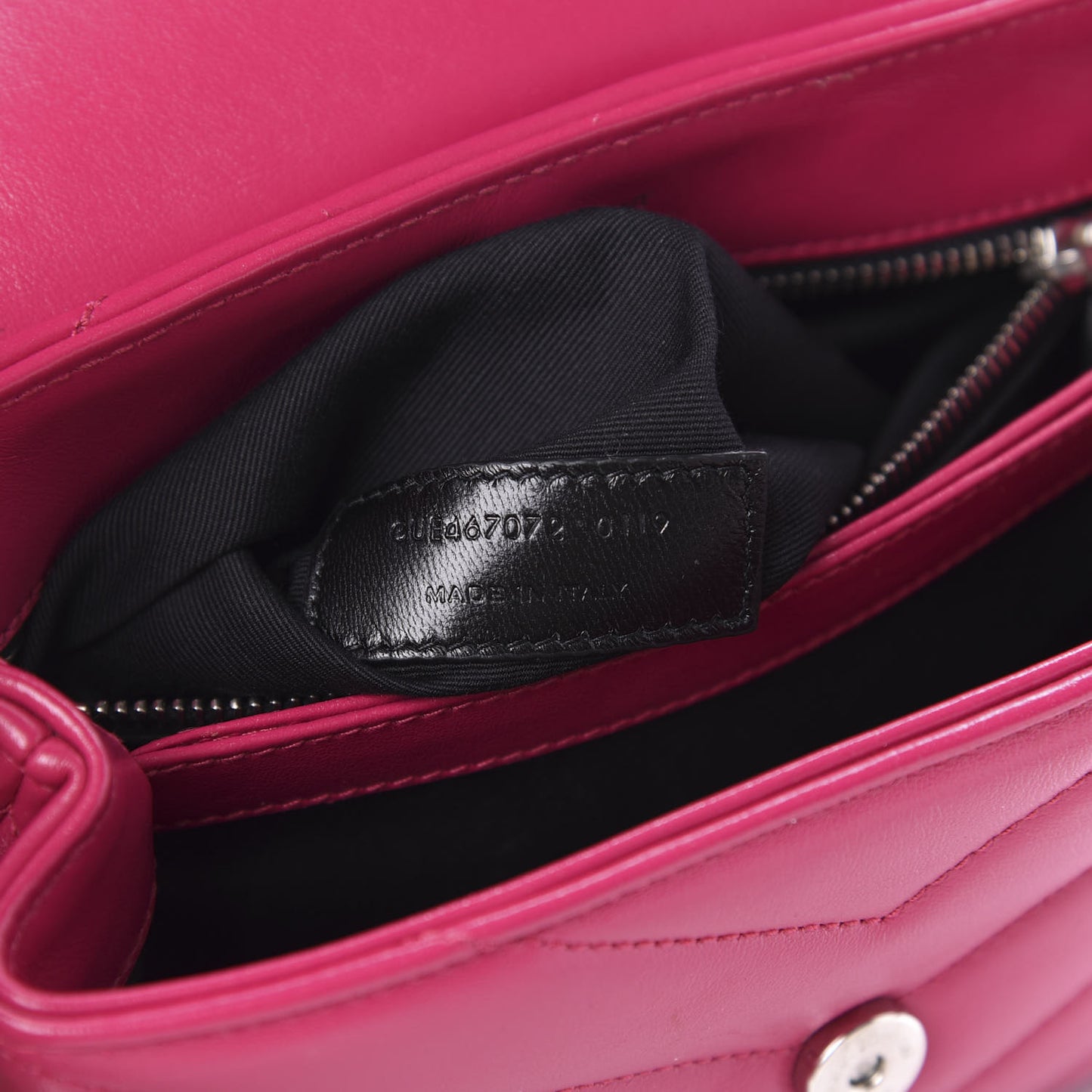 Calfskin Y Quilted Monogram Toy Loulou Crossbody Bag Freesia