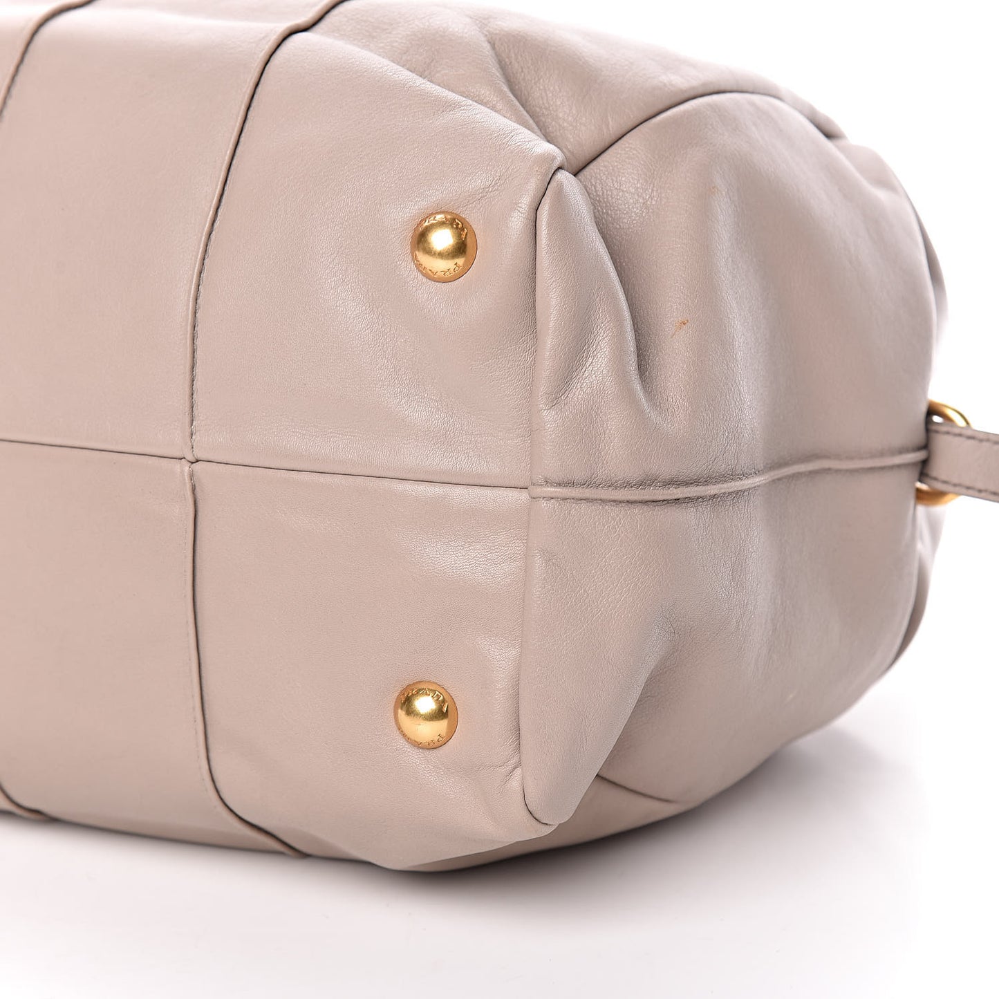 Goatskin Tortoise Chain Tote Pomice