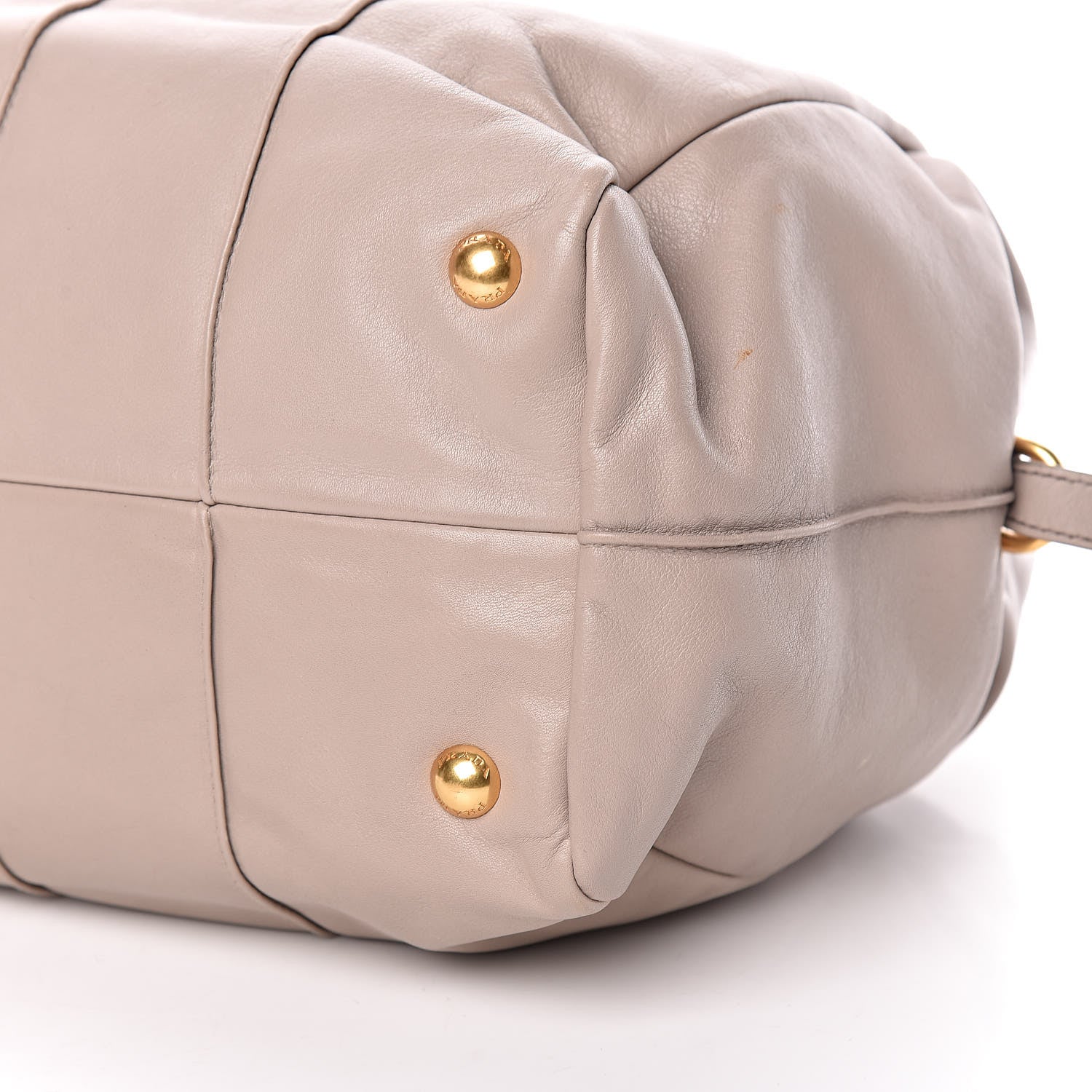 Prada Goatskin Tortoise Chain Tote Pomice 9 of 10