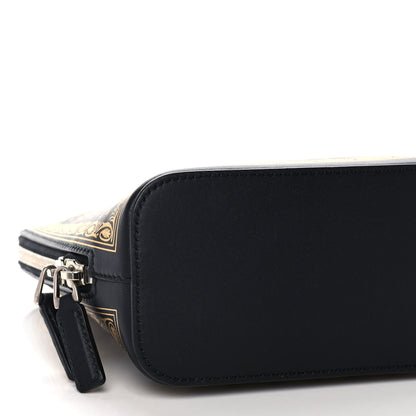 Gucci X SEGA Calfskin GUCCY Stars Mini Dome Shoulder Bag Black Gold 9 of 10