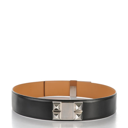 Hermes Box Collier De Chien CDC Belt 90 Black 3 of 5