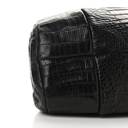 Nancy Gonzalez Crocodile Top Handle Black 8 of 9