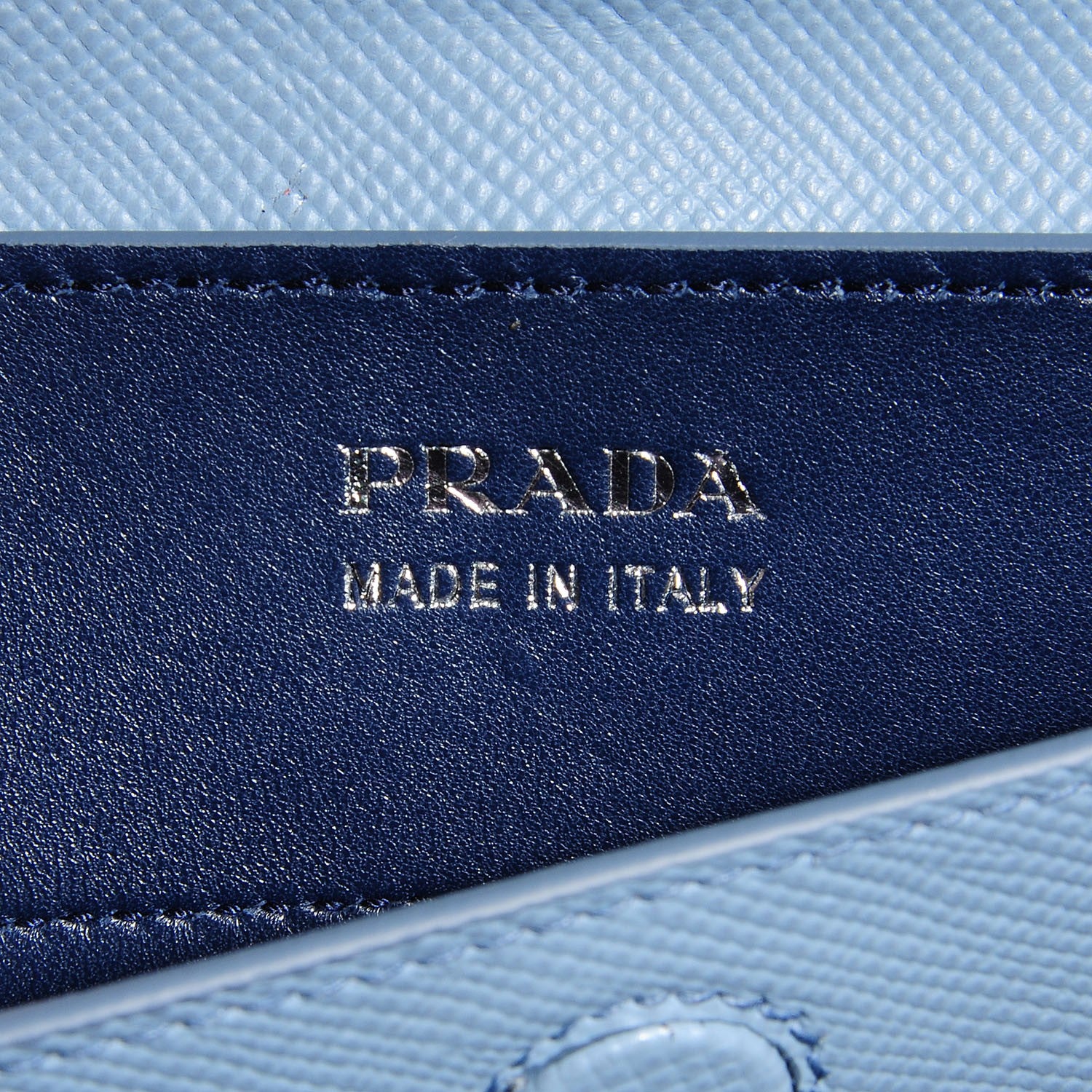 Prada Saffiano Cuir Double Handle Tote Astrale 8 of 10