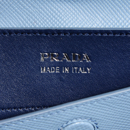 Prada Saffiano Cuir Double Handle Tote Astrale 8 of 10