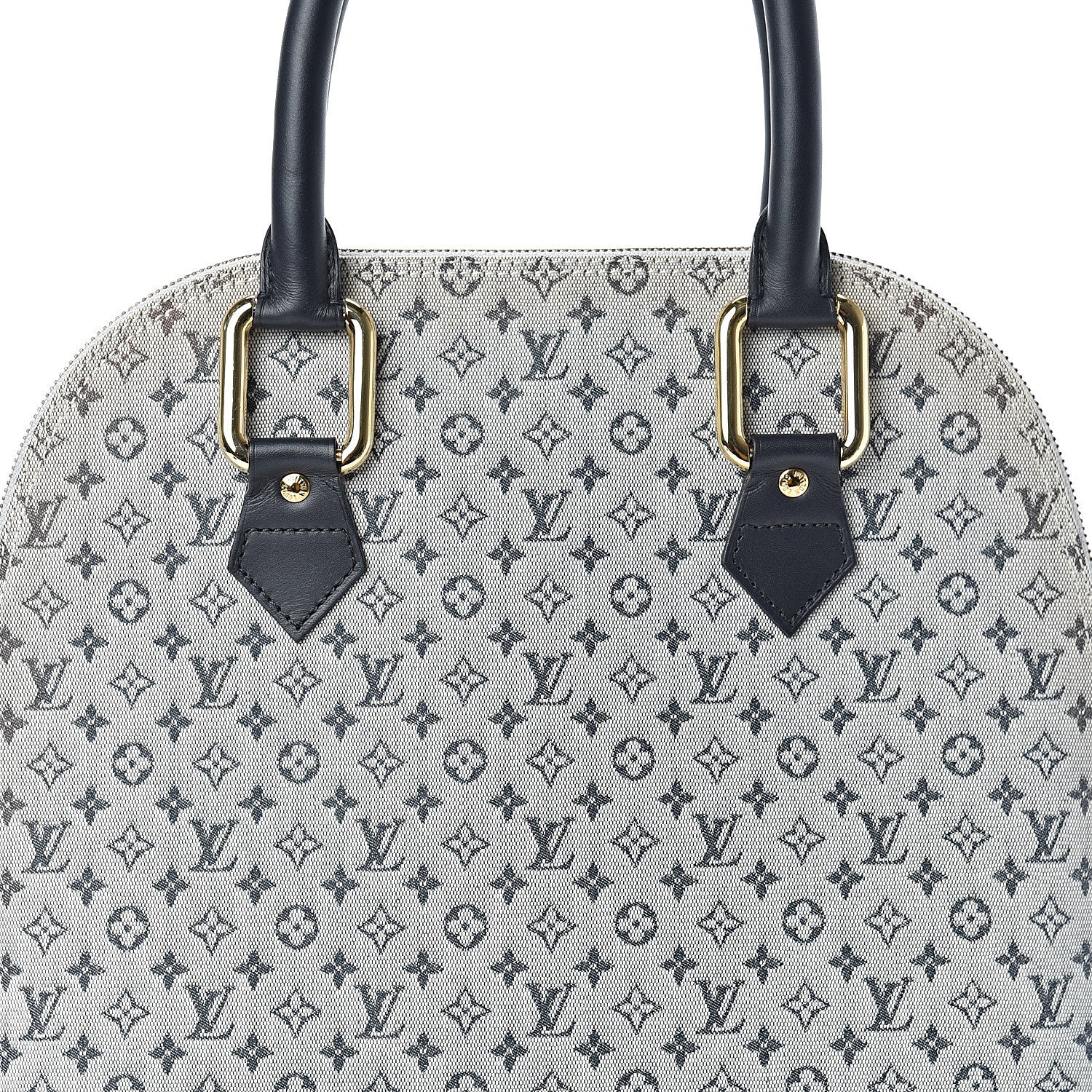 Louis Vuitton Mini Monogram Alma Haut Tote Blue 7 of 16