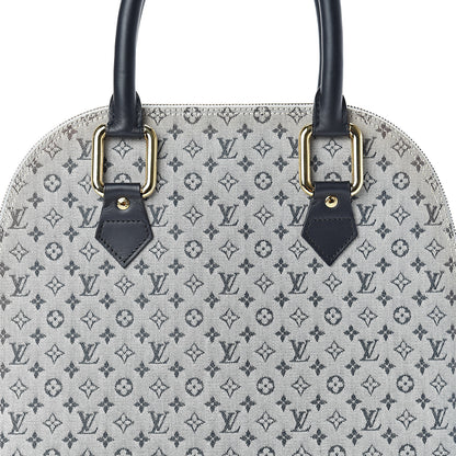 Louis Vuitton Mini Monogram Alma Haut Tote Blue 7 of 16