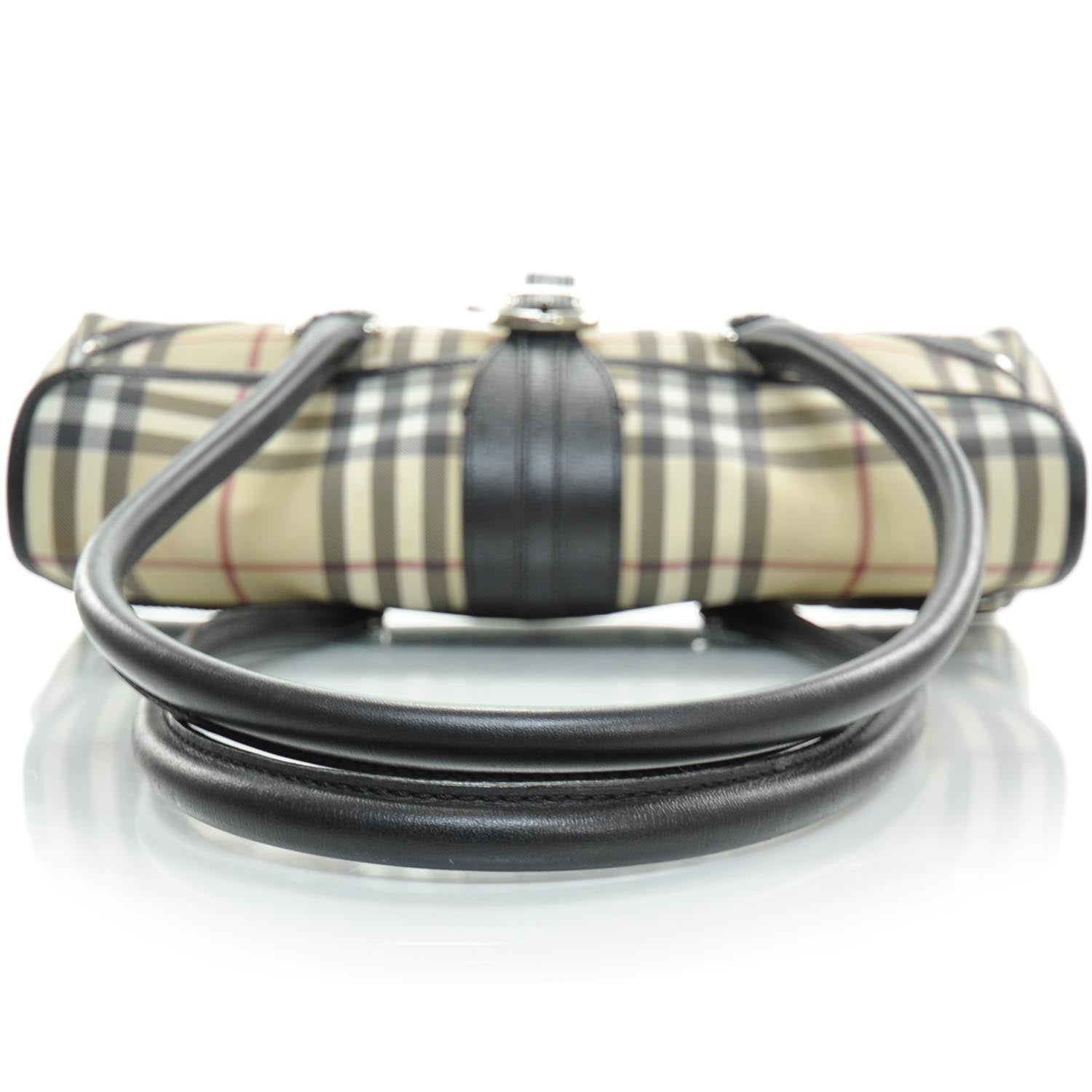 Burberry Nova Check Buckle Shoulder Bag 4 of 10