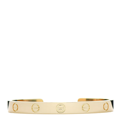 Cartier 18K Yellow Gold LOVE Cuff Bracelet 16 1 of 5