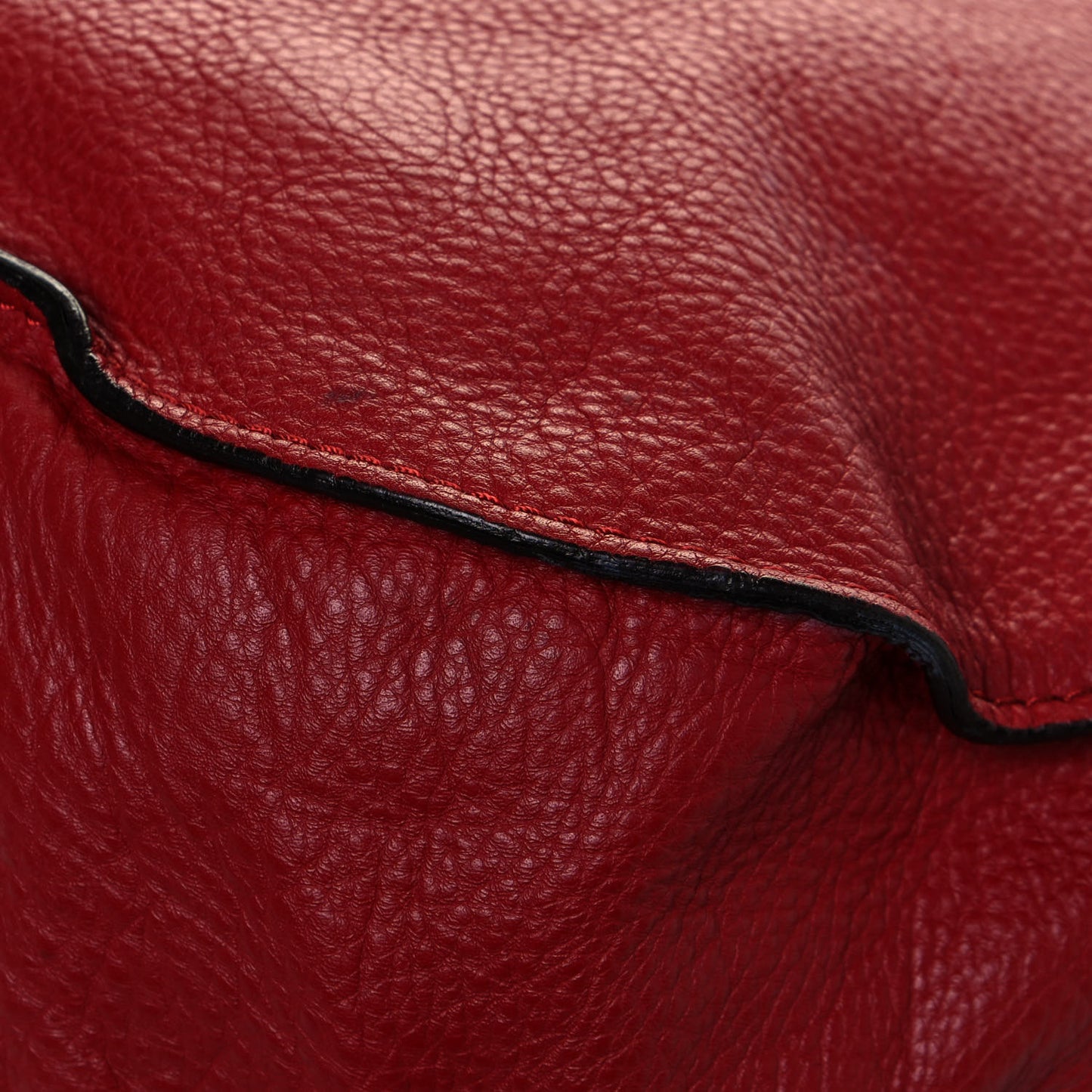 Calfskin Large Marcie Hobo Garnet