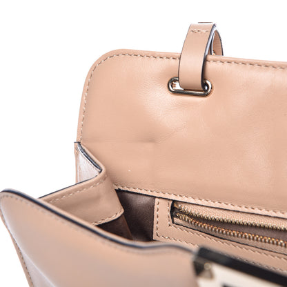 Valentino Garavani Vitello Rockstud Shoulder Satchel Poudre 12 of 12