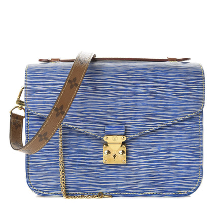 Louis Vuitton Epi Reverse Monogram Pochette Metis Denim Light 1 of 10