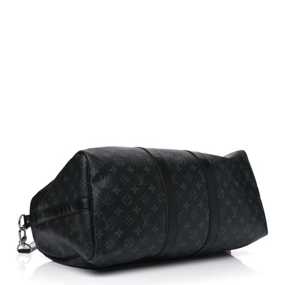 Louis Vuitton Monogram Eclipse Keepall Bandouliere 45 3 of 14