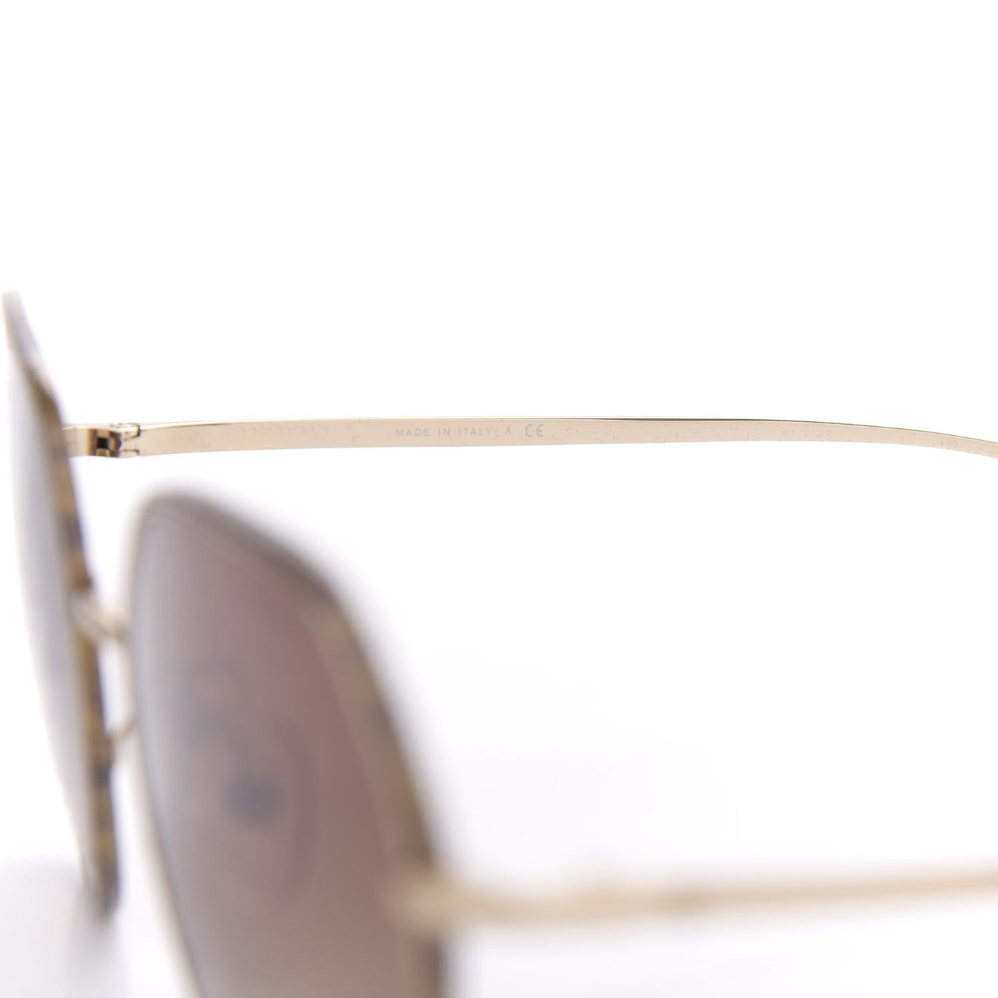 Round Sunglasses 4251-J Gold Brown