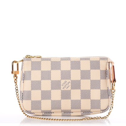 Louis Vuitton Damier Azur Mini Pochette Accessories 1 of 8