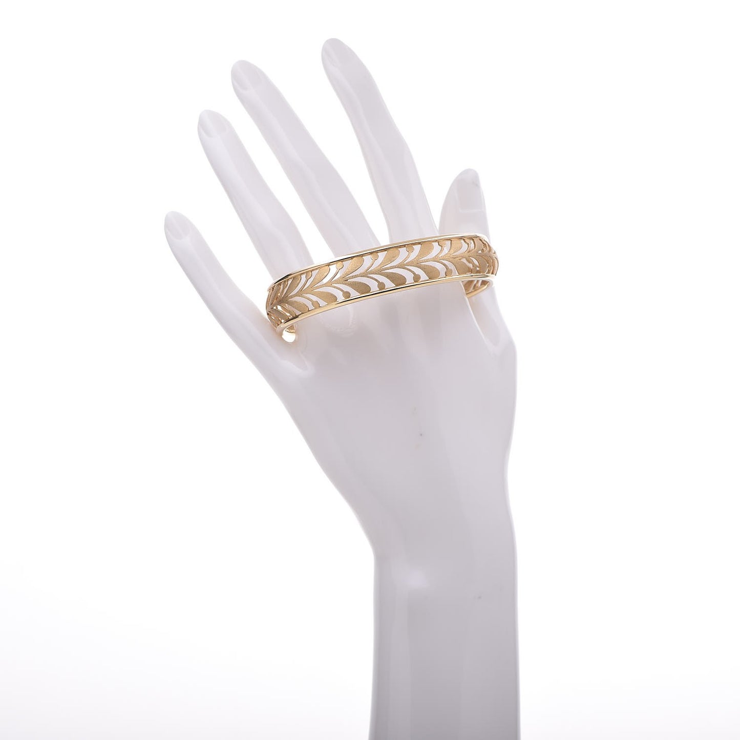 18K Yellow Gold Paloma Picasso Villa Paloma Palm Bangle