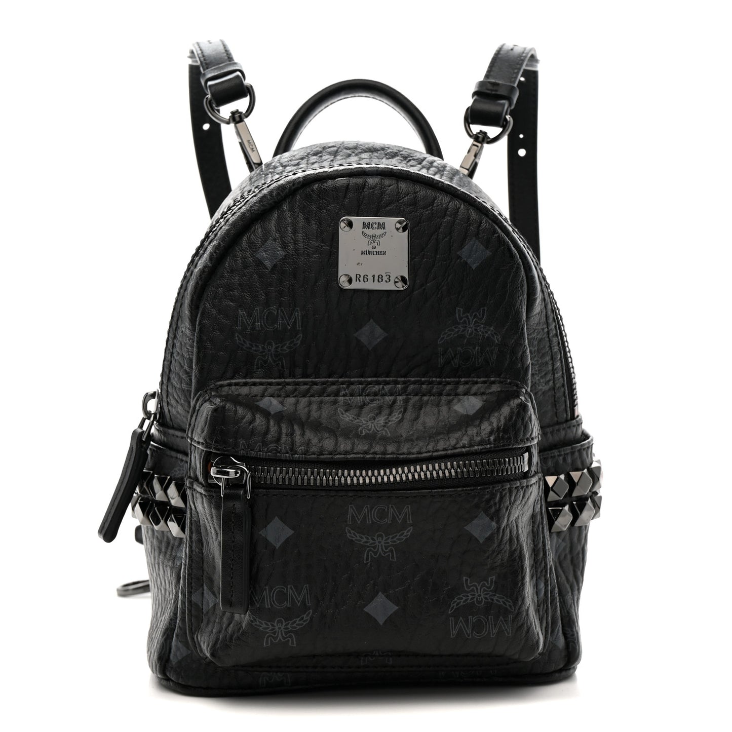 Visetos Side Stud Mini Stark Backpack Black