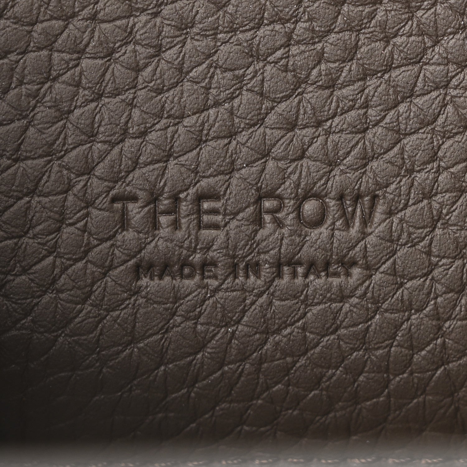 The Row Grained Calfskin Soft Margaux 10 Bag Deep Brown 6 of 11
