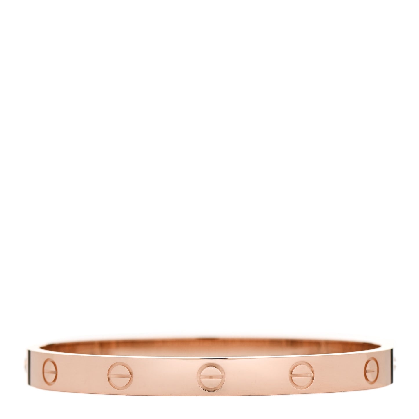 18K Pink Gold LOVE Bracelet 17