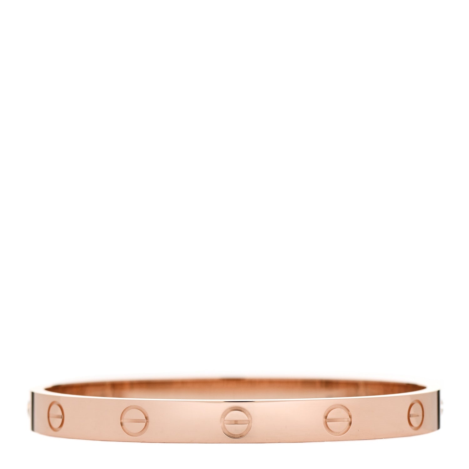 Cartier 18K Pink Gold LOVE Bracelet 17 2 of 7