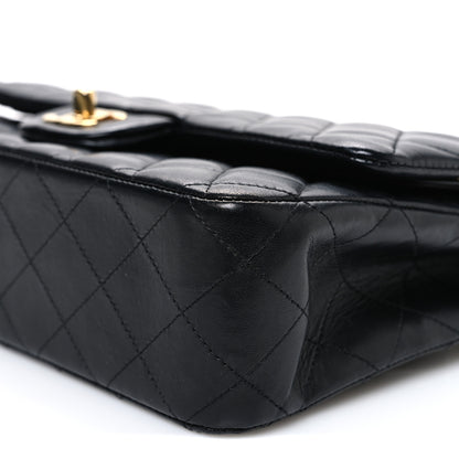 Chanel Lambskin Quilted Medium Double Flap Black 10 of 10