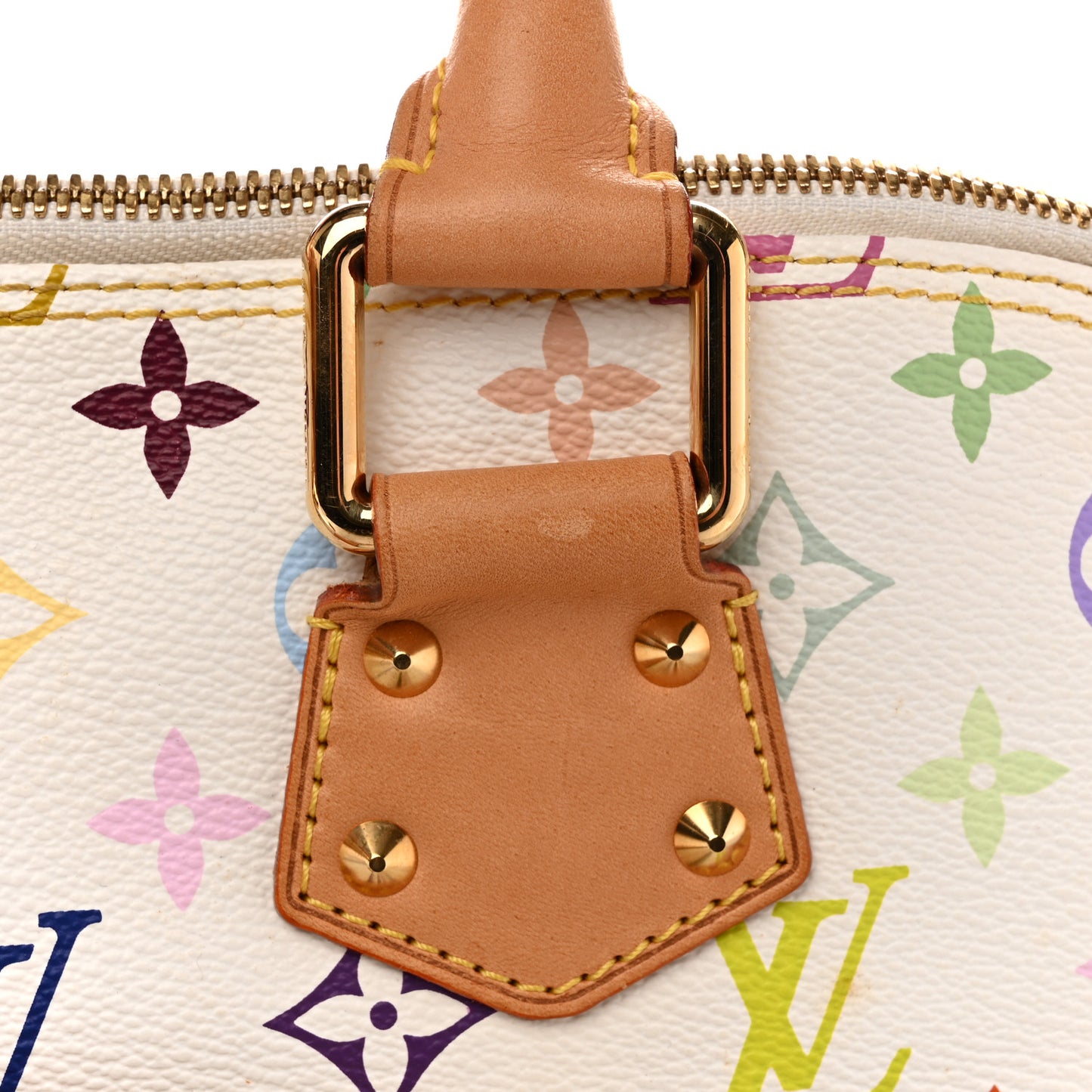 Monogram Multicolor Alma GM White