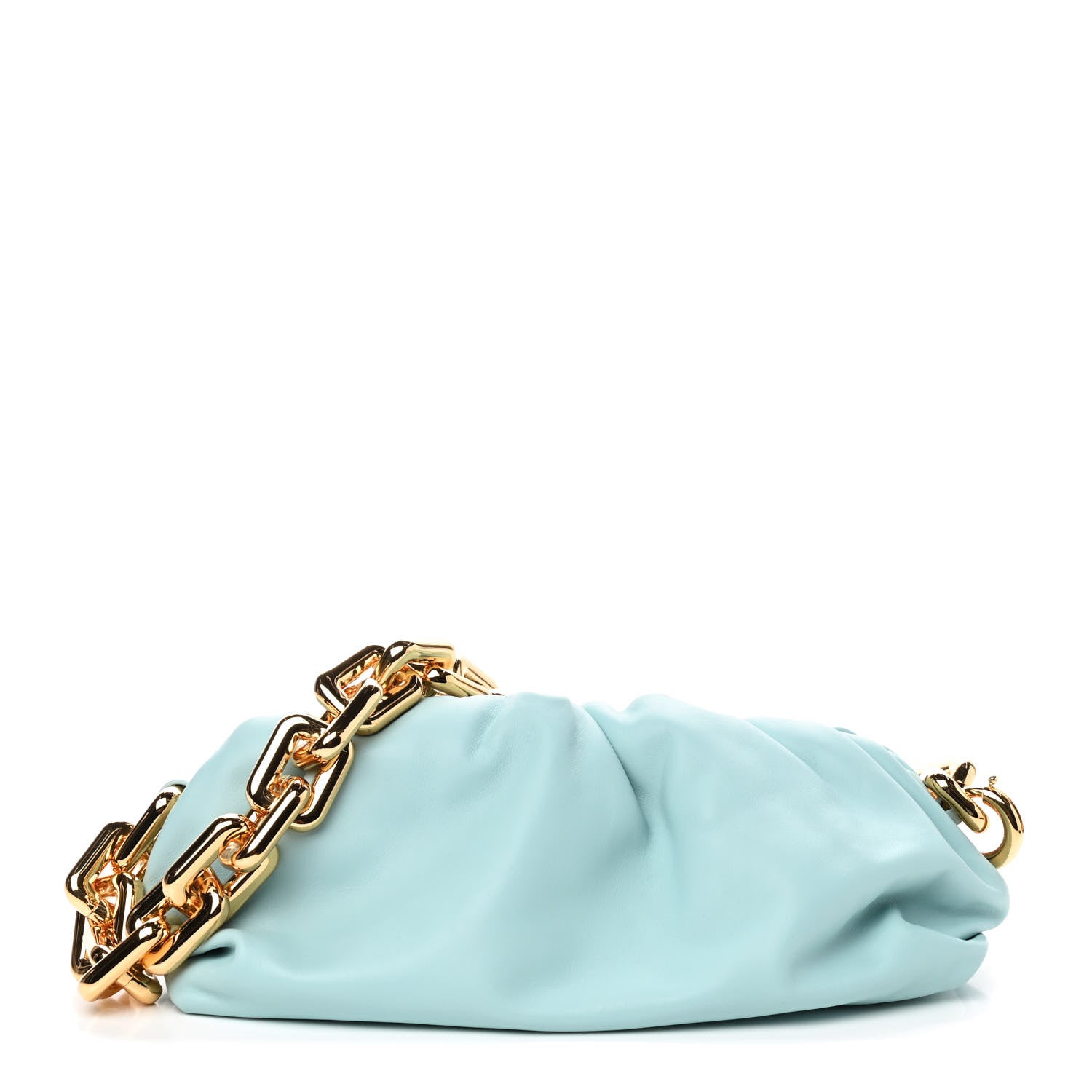 Bottega Veneta Calfskin The Pouch Chain Spearmint 1 of 9