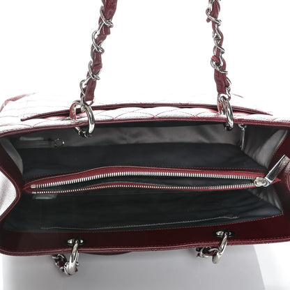 Chanel Caviar Quilted Grand Shopping Tote GST Dark Burgundy 5 of 7