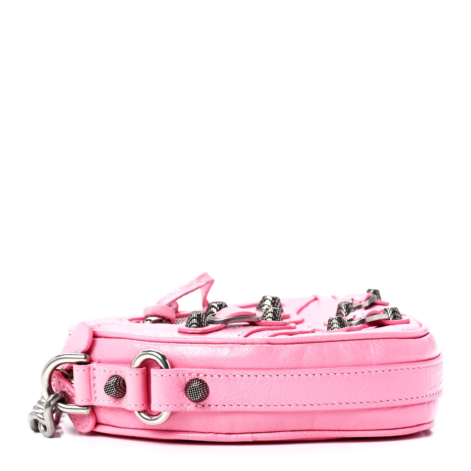 Balenciaga Agneau Arena Mini Le Cagole Heart Bag Sweet Pink