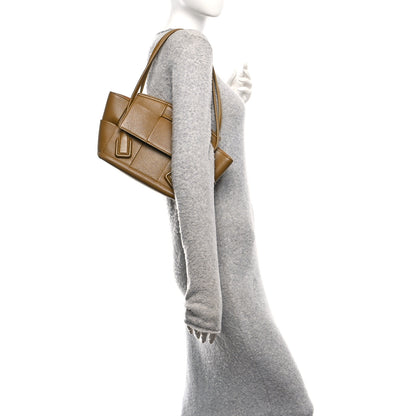 Bottega Veneta Grained Calfskin Maxi Intrecciato Small Arco Moutarde 2 of 13