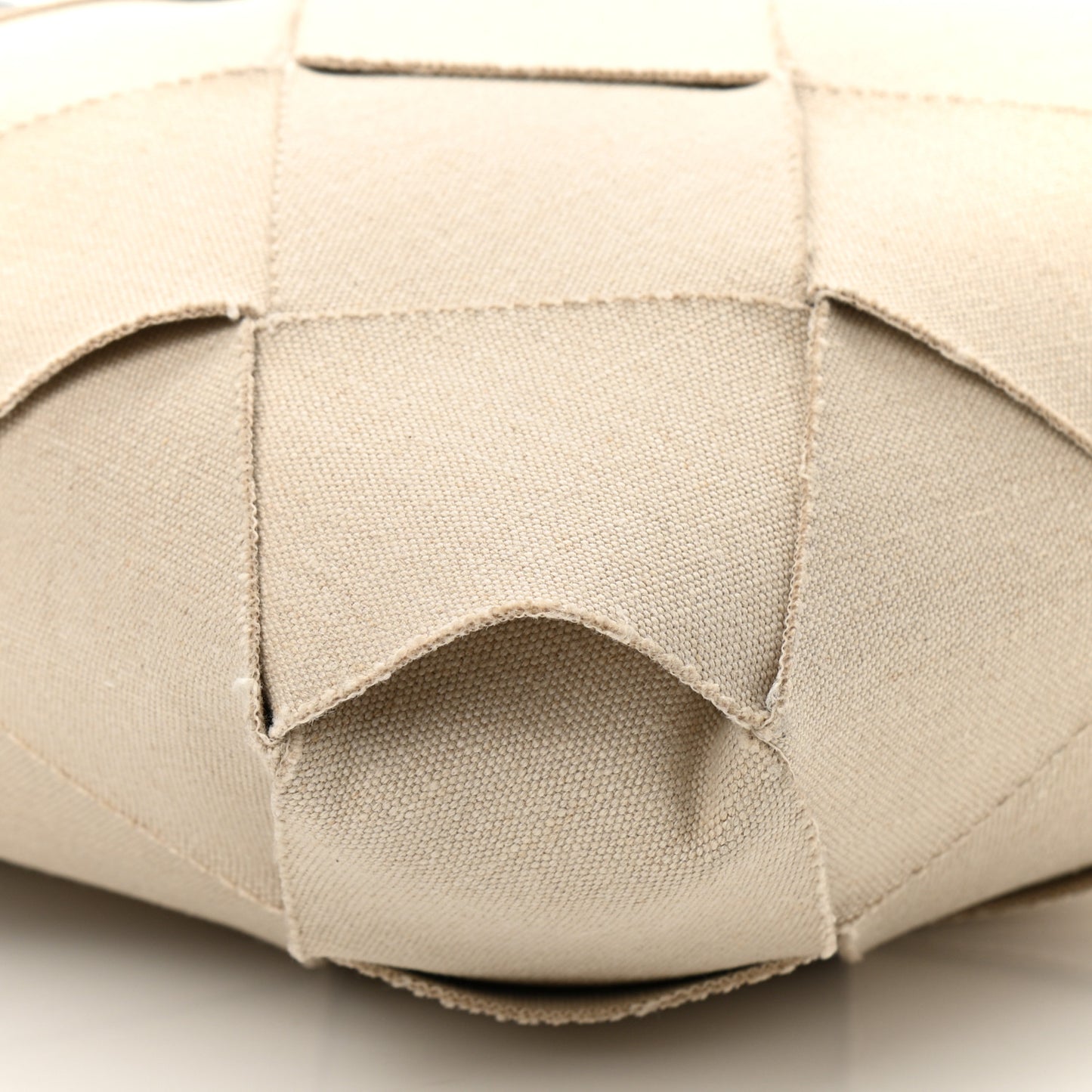 Canvas French Calfskin Small Slip Tote