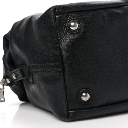 Saint Laurent Calfskin Studded Easy Sac Black 7 of 11