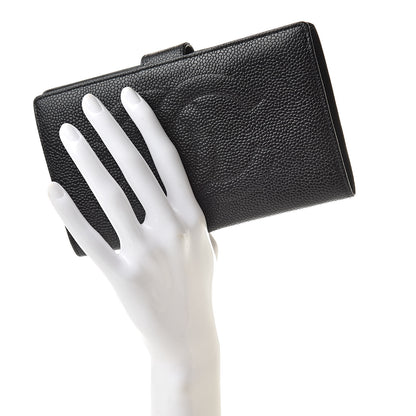 Chanel Caviar Timeless CC French Wallet Black 2 of 14