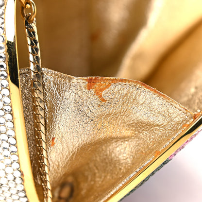 Judith Leiber Swarovski Crystal Floral Miniaudiere Clutch 11 of 21