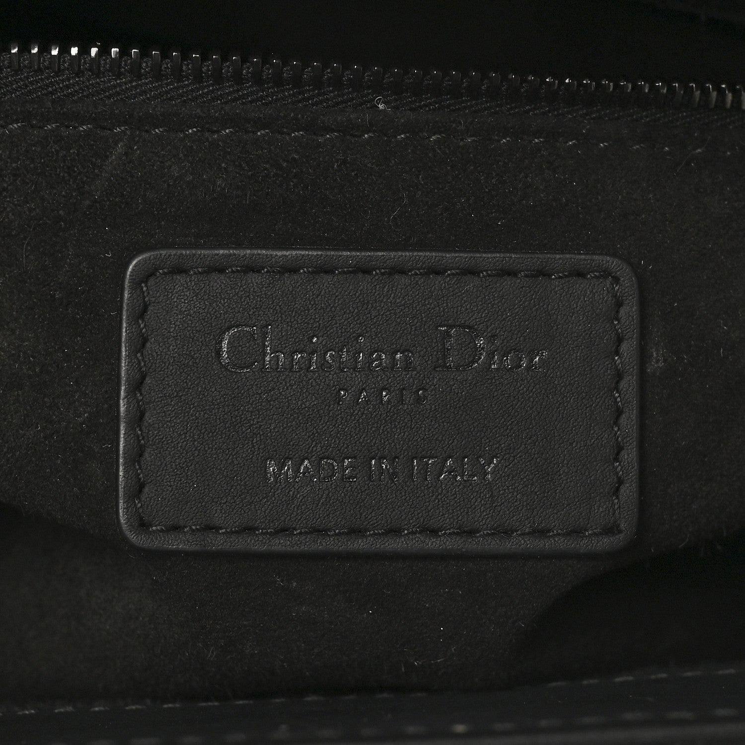 Christian Dior Ultra Matte Calfskin Cannage Medium Lady Dior Black 6 of 10