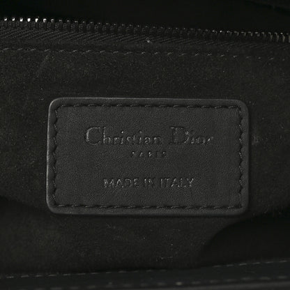 Christian Dior Ultra Matte Calfskin Cannage Medium Lady Dior Black 6 of 10