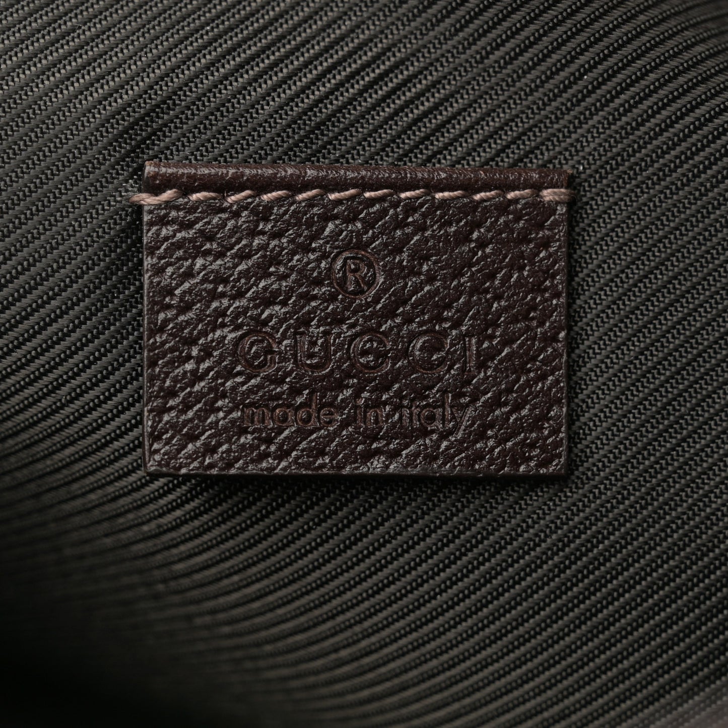 Monogram D Ring Cosmetic Case Brown
