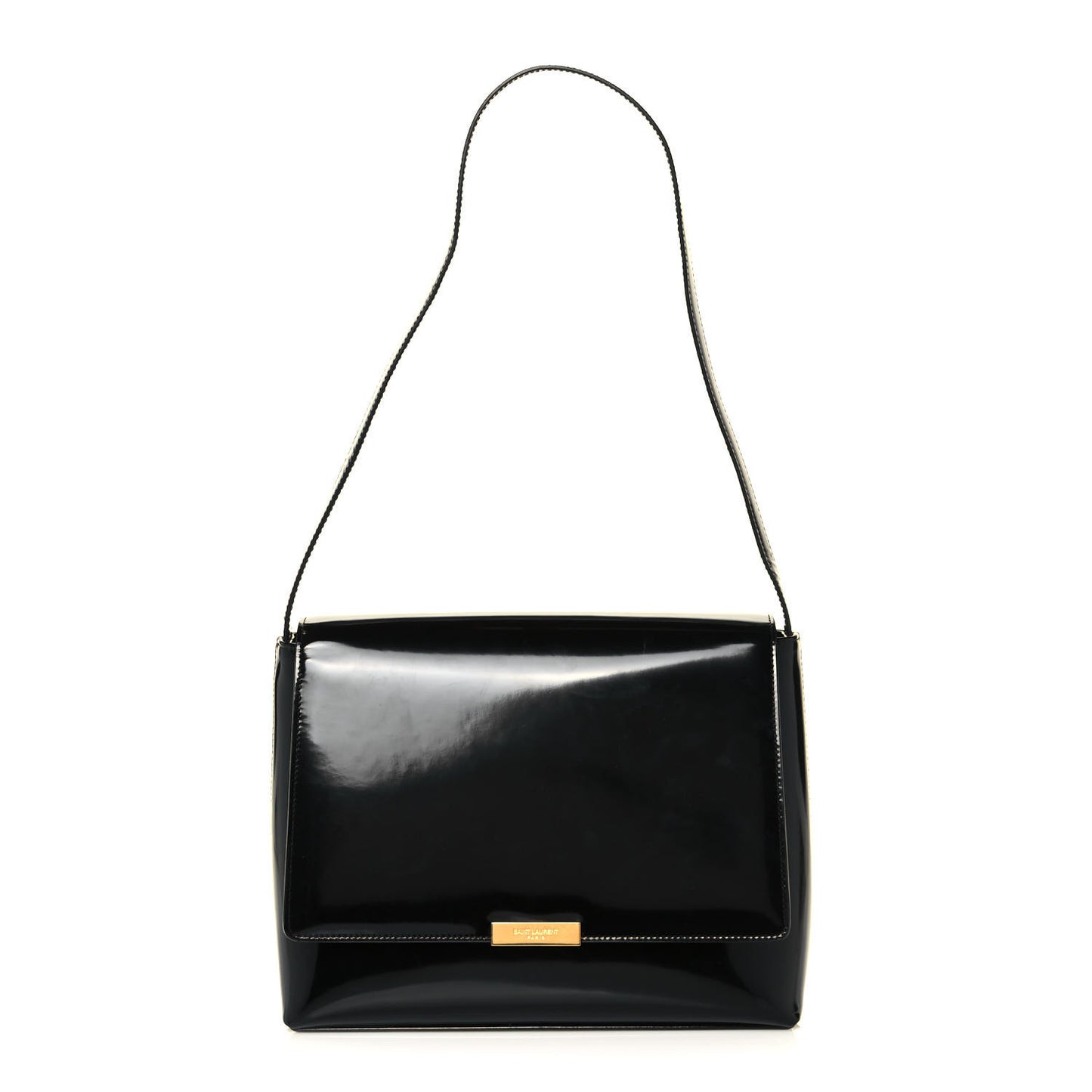 Patent Le 90 Shoulder Bag Black