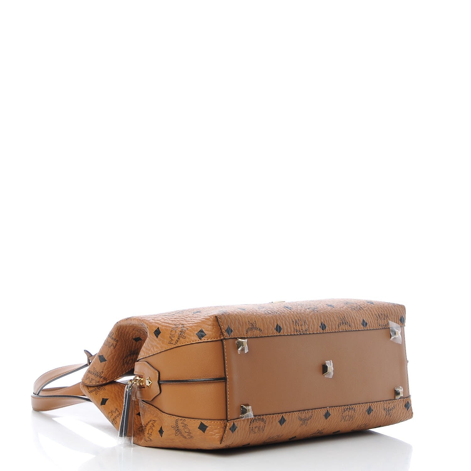 MCM Visetos Large Hobo Cognac 4 of 11