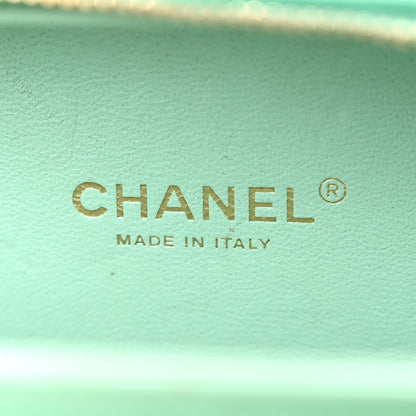 Chanel Caviar Quilted Small CC Filigree Vanity Case Green 6 of 12