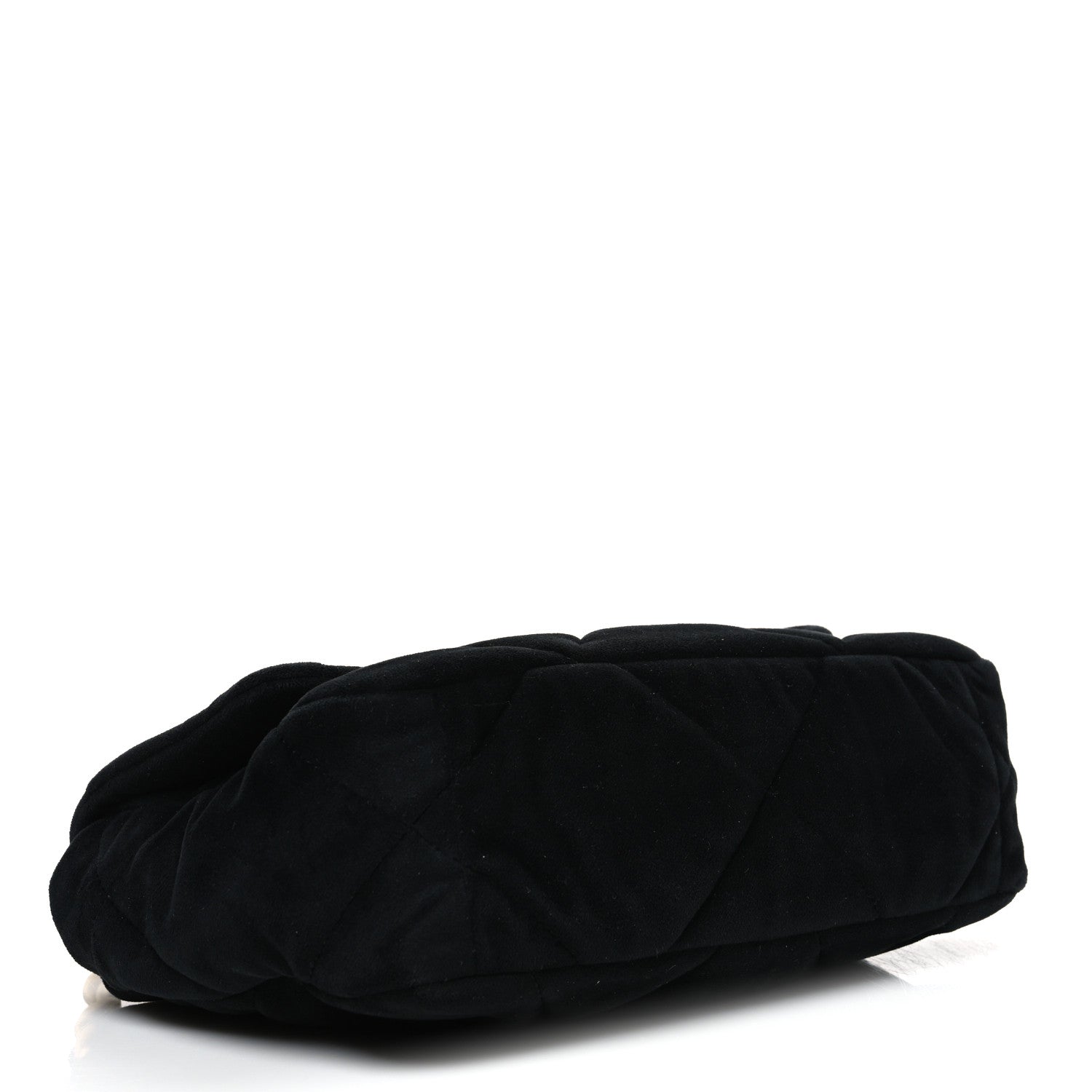 Chanel Velvet Quilted Medium Chanel 19 Flap Black 4 of 10
