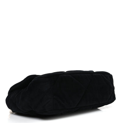 Chanel Velvet Quilted Medium Chanel 19 Flap Black 4 of 10