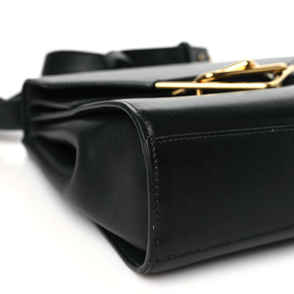 Bottega Veneta Box Calfskin Nappa Clip Bag Black 9 of 11