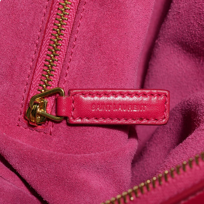 Saint Laurent Calfskin Classic Duffle 6 Fuchsia 9 of 9