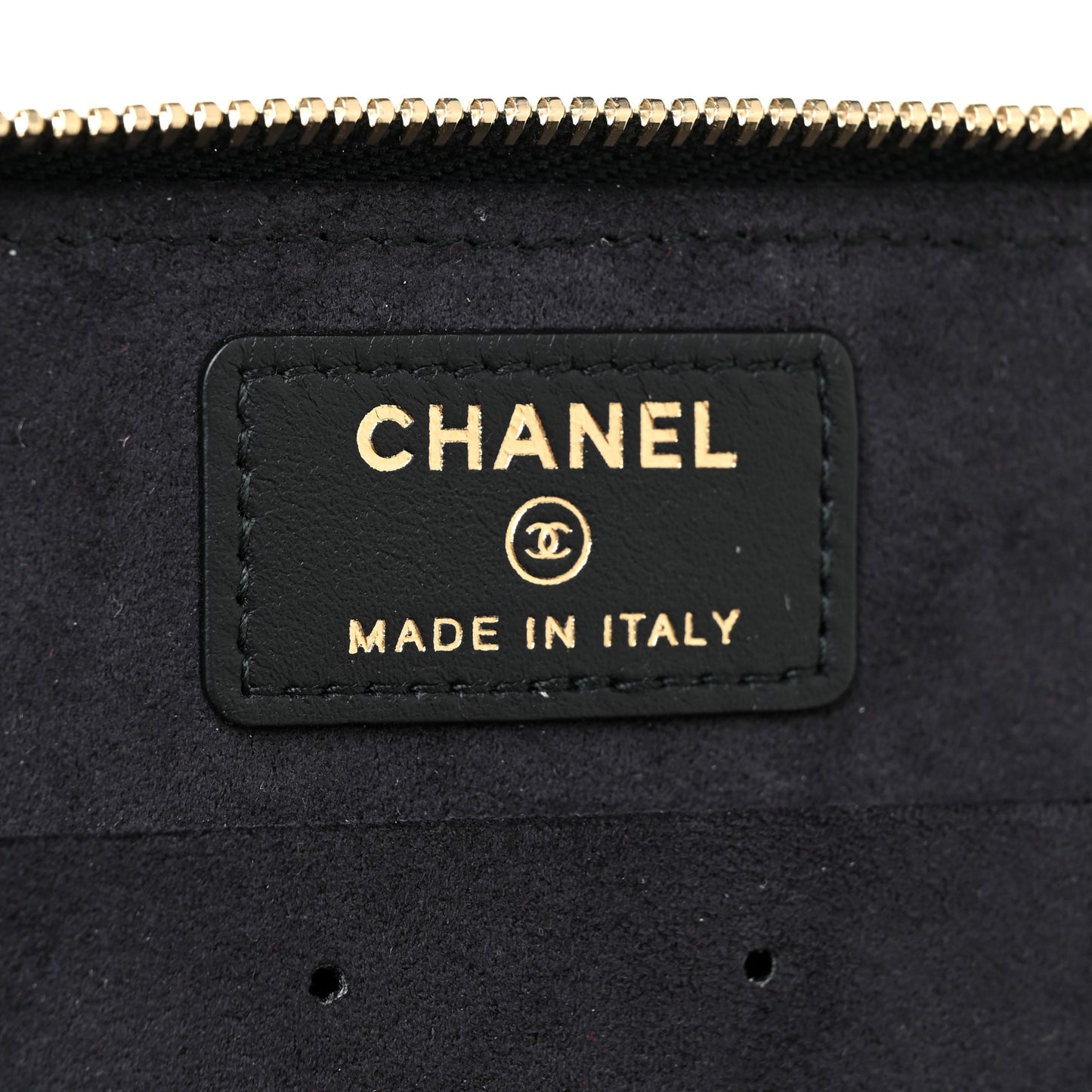 Caviar Quilted Top Handle Jewelry Case Black