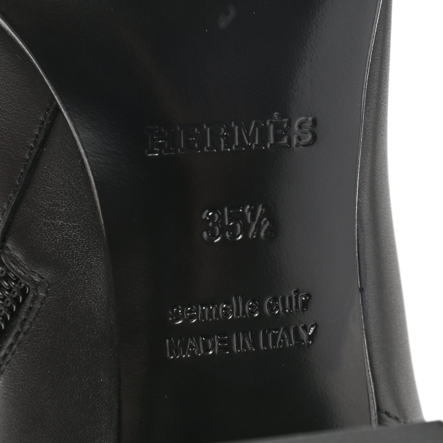 Calfskin Saint Germain Ankle Boots 35.5 Black